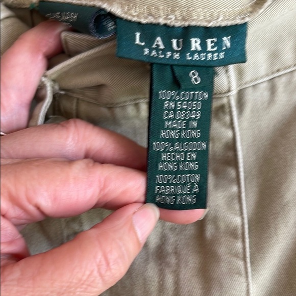 Polo by Ralph Lauren Women's Cargo Shorts - Olive Green - Picture 3 of 8